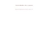 MATEMÁTICAS 5º (Vacaciones)...Matemáticas 5º . MMaatteemmááttiiccaass 55ºº ddee PPrriimmaarriiaa V a c a c i o n e s VVaaccaacciioonneess 2 Números y operaciones 1.- Coloca
