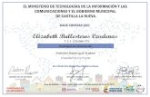 Elizabeth Ballesteros Cardenas - Castilla la Nueva · 2019. 9. 9. · Gobierno Digital para la gente Intensidad Horaria: 8 horas En el Punto Vive Digital Plus Castilla La Nueva EL