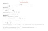MATRICES · AAA A23 4 5 b) Halla el valor de .AA25 1+ − − − = − = 3 1 1 2 y 1 1 1 0 A B, donde , y son tres números reales arbitrarios. 0 0 0 0 0 0 c a b c a b A = b) Calcula
