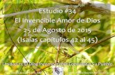 Estudio #34 El Invencible Amor de Dios 25 de Agosto de ...iglesiabiblicabautista.org/.../isaias/34_el_invencible_amor_de_dios.pdf · Dios cuida de los suyos. 1. Hay una relación