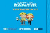 Después de un largo recorrido, hoy, como presidente de la ... electric… · 9 Manual del Instalador Electricista | Categoría III Conceptos básicos asociados a las instalaciones