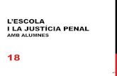 L’ESCOLA I LA JUSTÍCIA DE MENORS - Escola Cristianablogs.escolacristiana.org/casos/files/2015/01/18-Justicia-penal-i... · Xarxes socials X Treball X Emancipació (amb permís