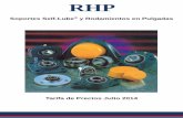 RHP · 2018. 6. 20. · rodamientos adaptables a los conjuntos self-lube rhp 60 3. rodamientos serie pulgadas 5. serie klnj rodamientos rígidos de bolas referencia referencia normalizada