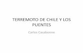 TERREMOTO DE CHILE Y LOS PUENTES - ACI PERU · 2010. 11. 23. · •El sismo ocurrido en Chile en febrero del 2010, ha puesto en evidencia que no solo debe diseñarse bien los elementos