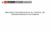 MEJORAS INTRODUCIDAS AL PORTAL DE TRANSPARENCIA …sgp.pcm.gob.pe/web/images/documentos/taller-evaluacion... · 2014. 4. 28. · Directoral Nº 007-99-EF/76.01, Glosario de Términos