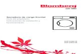 Secadora de carga frontal - blombergappliances.com · 2 / ES Secadora / Manual del usuario Antes de nada, lea este manual del usuario. Estimado cliente, Gracias por elegir este Blomberg