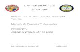 UNIVERSIDAD DE SONORAcp.isi.uson.mx/practicas_docs/211211550-reporte.pdf · 2016. 4. 12. · 1. Capacitación en metodología de programación por parte de Special Compu S.A de C.V.