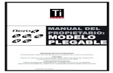 MANUAL DEL PROPIETARIO: MODELO PLEGABLEpermobilus.com/wp-content/uploads/2016/09/OM_Folding_ES.pdfManual del usuario del modelo plegable ii OM_FOLDING_0810RevC Gracias por comprar