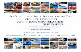 Informe de desempeño de la Marca€¦ · Informe de Desempeño de la marca Canary Islands Suppliers Junio 2018 – Mayo 2019 CANARY ISLANDS SUPPLIERS Cluster Marítimo de Canarias