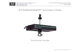 STAGEMAKER Concert Hoist · 2017. 3. 21. · ®R&M Materials Handling, Inc® STAGEMAKER Concert Hoist Springfield, Ohio USA Technical Guide : 800 955-9967 June 2009 5 RM-STGMKR-TG-2002-6-ENG.doc