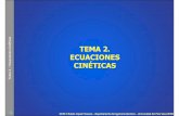 Tema 2 –Ecuaciones Cinéticas ECUACIONES CINÉTICAS ...Tema 2 –Ecuaciones Cinéticas 5 OCW ©Rubén López Fonseca –Departamento de Ingeniería Química –Universidad del País
