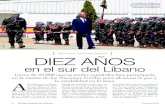 Hélène Gicquel...en el sur del Líbano Cerca de 24.000 cascos azules españoles han participado en la misión de las Naciones Unidas para alcanzar la paz y A la estabilidad en la