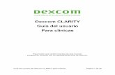Dexcom CLARITY Guía del usuario Para clínicas · de la clínica. 3 Cuentas del personal La página Personal muestra todos los nombres de cuenta de usuario de la clínica, direcciones