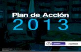 Plan de Acción 2013 - Ministerio de Relaciones Exteriores · 2014. 1. 31. · Ministerio de Relaciones Exteriores 3 de 10 Plan de Acción 2013 Para el año 2010, la ejecución del