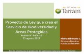 Proyecto de Ley que crea el Servicio de Biodiversidad y Áreas …aumen.cl/blog2/wp-content/uploads/2017/08/00_Flavia... · 2017. 11. 14. · realmente en la protección de la biodiversidad