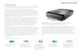 PC42tcountry.honeywellaidc.com/CatalogDocuments/pc42t... · Direct Protocol (DP) para ofrecer la máxima compatibilidad. Fácil de instalar y lista para imprimir rápidamente, la