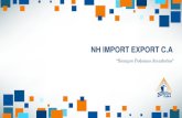 NH IMPORT EXPORT C NH - 2020 ES.pdf · 2020. 3. 26. · maquinarias y equipos equipos pesados # codigo tipo marca modelo capacidad 1 nh-ep-11-01 montacargas hyster 4t 2 nh-ep-11-02