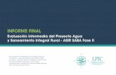 INFORME FINAL · 2020. 7. 8. · 4 Informe final En este informe se presentan los hallazgos de la eva-luación intermedia de la implementación de la se-gunda fase del proyecto ASIR-SABA