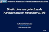 Diseño de una arquitectura de Hardware para un modulador DTMB · 2020. 7. 15. · INSTITUTO DE INVESTIGACIÓN Y DESARROLLO DE TELECOMUNICACIONES 1 de 21 Diseño de una arquitectura