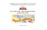 PLAN DE SEGURIDAD ESCOLAR€¦ · Técnica denominada “Orientaciones para la constitución de las Brigadas de Protección Escolar (BAPE) en las instituciones educativas de Educación