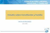 Estudio sobre Conciliación y Familia...El retrato de familia 10 Principales resultados 14 •¿Cómo repartimos nuestro tiempo? 16 •Los problemas que se declaran en materia de conciliación