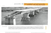 puente de hormigón pretensado sobre el río Caroní · 2019. 11. 4. · La superestructura del puente la constituye una viga continua, cajón, de hormigón pretensado, de sec-ción