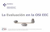 La Evaluación en la OSI EEC - Osakidetza - Hasiera · 2017. 11. 9. · Dir.Económica y Unidad de Investigación Revisión externa de los Informes . Año Solicitudes Autorizadas