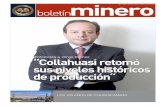 “Collahuasi retomó sus niveles históricos de producción˝ · “La presidenta ha ratificado la hoja de ruta que hemos definido en la agenda energética”, máximo PaCHeCo, ministRo