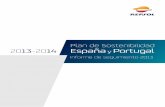 Plan de Sostenibilidad España y Portugal informe de ......2 Contenido Aviso legal 2 Informe sobre las acciones del Plan de Sostenibilidad 2013-2014 de Repsol España y Portugal a
