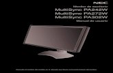 Monitor de escritorio MultiSync PA242W MultiSync PA272W …€¦ · Monitor de escritorio MultiSync PA242W MultiSync PA272W MultiSync PA302W Manual de usuario Consulte el nombre del