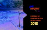 INFORME DE COMUNICACIÓN EN PROGRESO 2018 COP EEGSA - 2018.pdf · 2019. 3. 29. · 4 Carta del Gerente General Es grato, para Empresa Eléctrica de Guatemala, S. A. (EEGSA) presentar