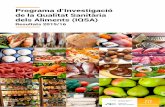 Programa d’Investigació de la Qualitat Sanitària dels Aliments. … · 2018. 10. 23. · 2/130 Programa d’Investigació de la Qualitat Sanitària dels Aliments (IQSA) – 2015/16