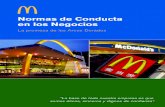 Normas de Conducta en los Negocios - McDonald's · 2020. 7. 13. · I NT rod UCCI ó N Foto: Milán, Italia 8 Normas de Conducta en los Negocios 9 LaS NorMaS de CoNdUCTa eN LoS NegoCIoS