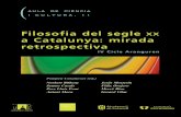 AULA DE CIÈNCIA (I C U L T U R A , 1 1 11Filosofia a Catalunya: un retrat en miniatura Pompeu Casanovas Universitat Autònoma de Barcelona La reflexió filosòfica a Catalunya ha