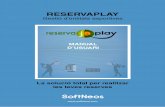 RESERVAPLAY · Selecciona si carregaràs el moneder virtual per reservar o si vols adquirir un abonament. 5 En el menú Moneder virtual i Abonament podràs consultar el crèdit i