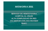 MEMORIA 2011 - hemodinamia.blogs.hospitalelcruce.orghemodinamia.blogs.hospitalelcruce.org/files/2011/11/memoria-2011… · memoria 2011 servicio de hemodinamia hospital el cruce alta