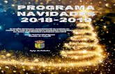 PROGRAMA NAVIDADES 2018-2019 Comarca... · PROGRAMA NAVIDADES 2018-2019 El alcalde del Excmo. Ayuntamiento de Cobeña en nombre de toda la corporación y empleados municipales les