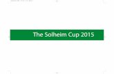 The Solheim Cup 2015 - Web oficial turismo Región de Murcia · TORNEOS INTERNACIONALES 1974 España vs. Portugal torneo amateur. 1991 Matchplay Internacional entre España e Italia.
