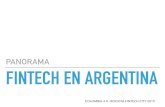 PANORAMA FINTECH EN ARGENTINA · sector privado ecosistema fintech en el mundo financiamiento colectivo 6!% insurtech 24!% inversiones 20!% pagos y transferencias 40!% prestamos 10!%