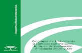 Programa de Tratamiento a Familias con Menores: Informe de ... · Andalucía 2008-2009 Dirección General de Infancia y Familias 8 3. Analizar las tipologías y perfiles familiares