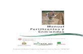 Manual Fertilizantes y Enmiendas · 2020. 7. 15. · 2. Describir el proceso de fertilización y enmiendas según las condiciones del suelo y los requerimientos nutricionales del