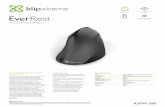 diseño vertical EverRest · 2019. 7. 19. · Distancia de RR Requisitos del sistema Tipo de batería Dimensiones Peso Garantía Características • Mouse vertical inalámbrico 3D