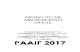 PAAIF 2017 - EMSV 2017.pdf · - Expte. CS-CP-03/2016. Contrato de los Servicios consistentes en la redacción del Proyecto de Ejecución y del Plan de Seguridad y Salud, Dirección