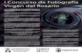 I Concurso de Fotografía Virgen del Rosario€¦ · • La participación en el concurso implica la aceptación por parte del autor de que las fotos enviadas serán incluidas en