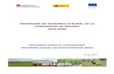 PROGRAMA DE DESARROLLO RURAL DE LA COMUNIDAD DE … · renovable basadas en la biomasa, es una actuación novedosa que consiste en inversiones públicas directas de la Comunidad de