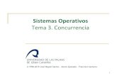 Tema 3: Concurrencia - ULPGCsopa.dis.ulpgc.es/so/teoria/pdf/FSO-03.1-Concurrencia.pdf · Paralelismo y concurrencia El paralelismo es un caso particular de la concurrencia: cuando