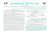 República de Colombia DIARIO OFICIAL€¦ · Fundado el 30 de abril de 1864 DIARIO OFICIAL República de Colombia Año CLIV No. 50.758 Edición de 56 páginas • Bogotá, D. C.,
