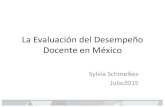 La Evaluación del Desempeño Docente en México€¦ · LA REFORMA EDUCATIVA • Reforma del Artículo 3°: –El estado garantizará lacalidadde la educación obligatoria –De