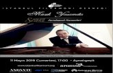 İstanbul Filarmoni Derneği 11 Mayıs 2019 Piyano Resitali ... · Eyüboölu'dan almaya baslayan Karayel, 1990-1994 Ylllan arasnda Istanbul Universitesi Devlet Konservatuan'nda Özen