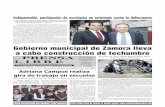 Gobierno municipal de Zamora lleva a cabo construcción de ...prensalibremexicana.com/wp/wp-content/uploads/2019/... · Indicó que después de la excavación, trazo, plantillas,